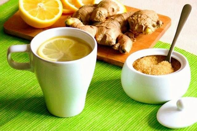 生姜とレモンの紅茶