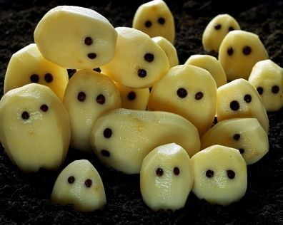 顔のポテトからマスク